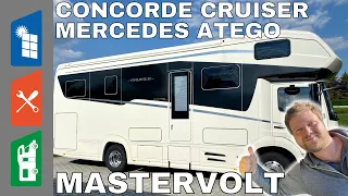 Mastervolt MLI Ultra mit 18.000Wh in Concorde Cruiser Centurion Style Mercedes Atego