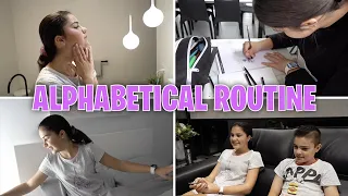 After School & Night Time Routine in Alphabetical Order | Grace's Room