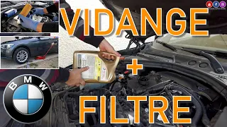 BMW : Vidange sur F20, F21, F30, X1 etc... N47. #vam #tuto #moteur #vidange