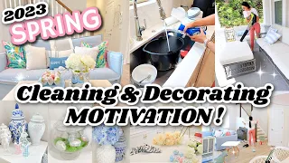 NEW! SPRING CLEAN + DECORATE WITH ME 2023! Cleaning Motivation + Decorating! | Alexandra Beuter