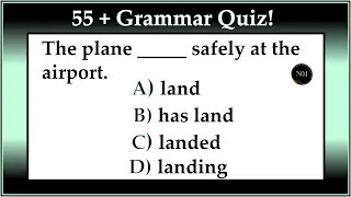 55 + Test Grammar | Mixed Tenses | English Grammar Mixed Quiz | No.1 Quality English