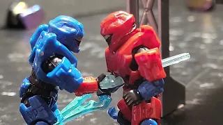 SwordfightingTEST | Halo mega bloks stop motion animation