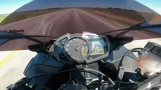 Kawasaki Ninja ZX-6r Top Speed Run