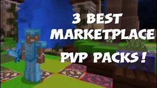 3 Best Marketplace PVP Packs! Minecraft Bedrock Edition!