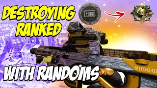 DESTROYING Ranked with RANDOMS - PUBG Console