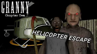 Granny chapter 2 helicopter escape | Just Gamer