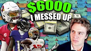 THE WORST PICKS IN A $500 FANTASY DRAFT || 2021 Fantasy Football