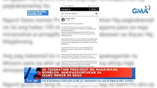 UB: SK Federation president ng Magdiwang, Romblon, nakipagsuntukan sa isang menor de edad