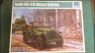 TRUMPETER 1/35 Scale Soviet GAZ-67B Build Update #1