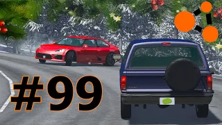 BeamNG.drive (#99) - Kolizje i zderzenia w zimowym klimacie | ODCINEK WIGILIJNY 🎅🎄