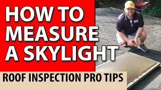 How to measure a skylight 37917
