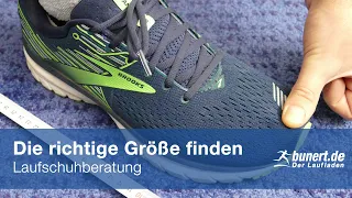 Wie finde ich die richtige Laufschuhgröße? – Laufschuhberatung mit Lukas und Martin | bunert.de