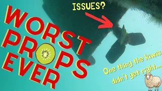 WORST PROPS EVER | Boat Prop Problems Feathering Kiwi Propellers | Sailing with the James's (Ep. 48)
