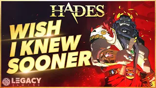 Hades - Wish I Knew Sooner | Tips, Tricks, and Game Knowledge For New Players