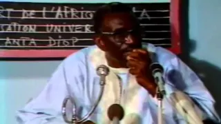 Conférence du Professeur Cheikh Anta Diop