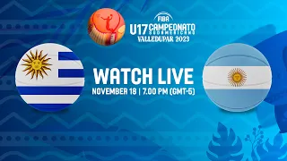 Uruguay v Argentina | Full Basketball Game | FIBA South American U17 Championship 2023
