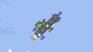 Bad piggies - battle spaceship test