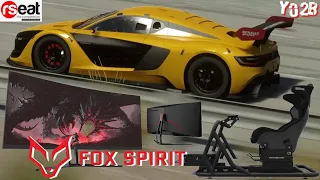 My Curved Monitor for Simracing "The Fox Spirit PGM340" / RSeat C1 - Yo2B Production