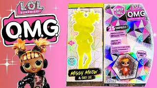 LOL Surprise OMG Winter Chill Missy Meow Fashion Doll & Baby Cat Doll | Adult Collector Review