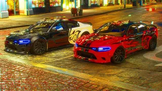 GTA 5 BLOODS VS CRIPS HELLCAT BATTLE 5