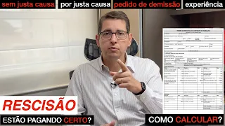 RESCISÃO - COMO CALCULAR? QUERO SABER MEUS DIREITOS #bbadv