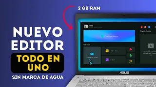 📹🚀 El MEJOR EDITOR de VÍDEOS para PC DE BAJOS RECURSOS | MUCHOS EFECTOS- FLUIDO - SIN MARCA DE AGUA