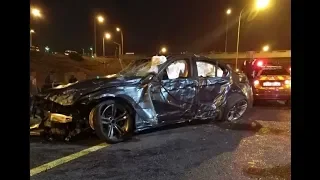 South Africa street racing ends in Horror crash (320 Km/h)