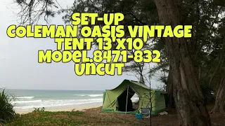 Coleman Oasis Vintage Tent 13'x10' Model.8471-832 [ jirayuchannel