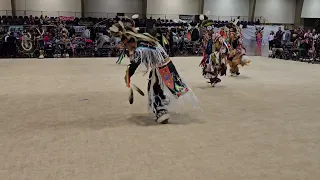 Jr. Men's Grass @ Durant powwow 2023 | group #1 and #2 | back-to-back songs | Saturday night contest