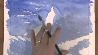 Painting Mountains with Watercolours - Majesty in Snow