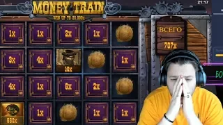 КАК ДЕЗ СЛИЛ 500.000!!! ЗАНОС X707 В MONEY TRAIN!!!