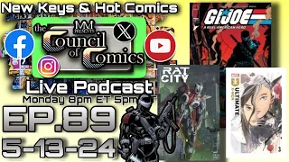 NEW KEYS & HOT COMICS of the Week! LIVE Podcast ep.89 #comicbooks #comics