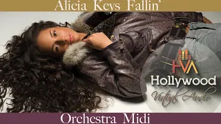 Alicia Keys Fallin' (Orchestra Midi)