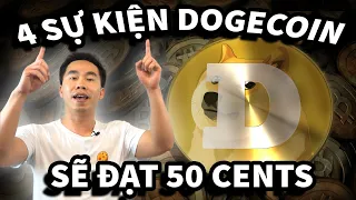4 SỰ KIỆN SẮP TỚI giúp DOGECOIN lên 50 cents | DogeDay420 | Coinbase | Đầu tư cổ phiếu Mỹ, Crypto
