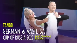 Tango = German Zernov & Vasilisa Khrutskaya = 2022 Cup of Russia Adult Ballroom