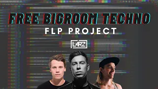 FREE FLP | Big Room Techno | Hardwell/Maddix/Will Sparks Style | FL STUDIO | 2023