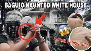 MAY NAGPARAMDAM HABANG NAGPIPINTA SA HAUNTED LAPERAL WHITE HOUSE 😱| GOLDIE GEE