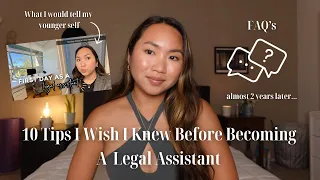 EVERYTHING I Wish I Knew Before Becoming a Legal Assistant | CHATS WITH ICIE