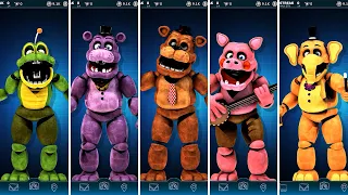 FNAF AR Stylized Mediocre Melody Animatronics Workshop Animations