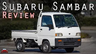 1995 Subaru Sambar Review - The Four Cylinder Kei Truck!