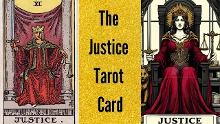 The Justice Tarot Card