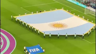 HIMNO NACIONAL ARGENTINO VS HOLANDA. CUARTOS FINAL MUNDIAL QATAR 2022.