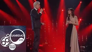 Sanremo 2019 - Claudio Baglioni ed Elisa cantano "Vedrai vedrai"