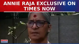 CPI Leader Annie Raja Exclusive On Times Now, Reacts To Rahul Gandhi's Wayanad Candidature | News