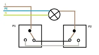 Podstawy elektryki - układ schodowy.