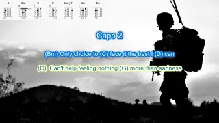 When the War is Over by Cold Chisel play along with scrolling guitar chords and lyrics