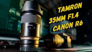 Tamron SP 35mm f/1.4 Di USD в связке с Canon R6