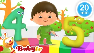 查理遇见数字 4,5 和 6 😍 | 查理&数字 | 儿童卡通片@BabyTVCN