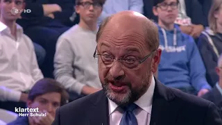 Martin Schulz zur Mietpreisbremse - Klartext Herr Schulz | ZDF