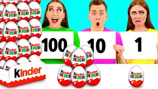 تحدي 100 طبقة من الطعام | حروب المزحة PaRaRa Challenge